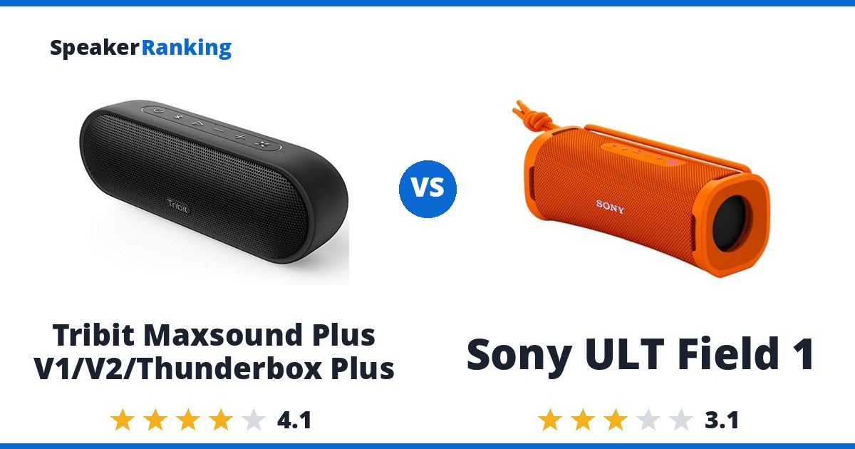 Tribit Maxsound Plus V1/V2/Thunderbox Plus vs Sony ULT Field 1