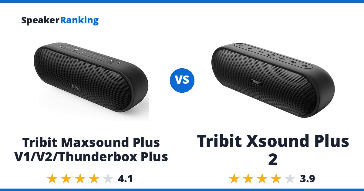 Tribit Maxsound Plus V1/V2/Thunderbox Plus vs Tribit Xsound Plus 2