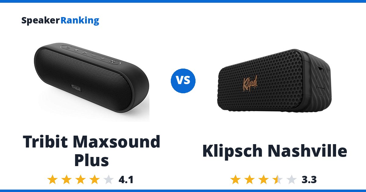 Tribit Maxsound Plus vs Klipsch Nashville