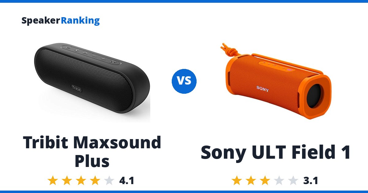 Tribit Maxsound Plus vs Sony ULT Field 1
