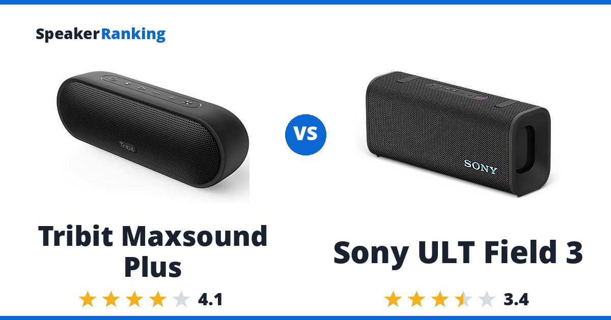 Tribit Maxsound Plus vs Sony ULT Field 3