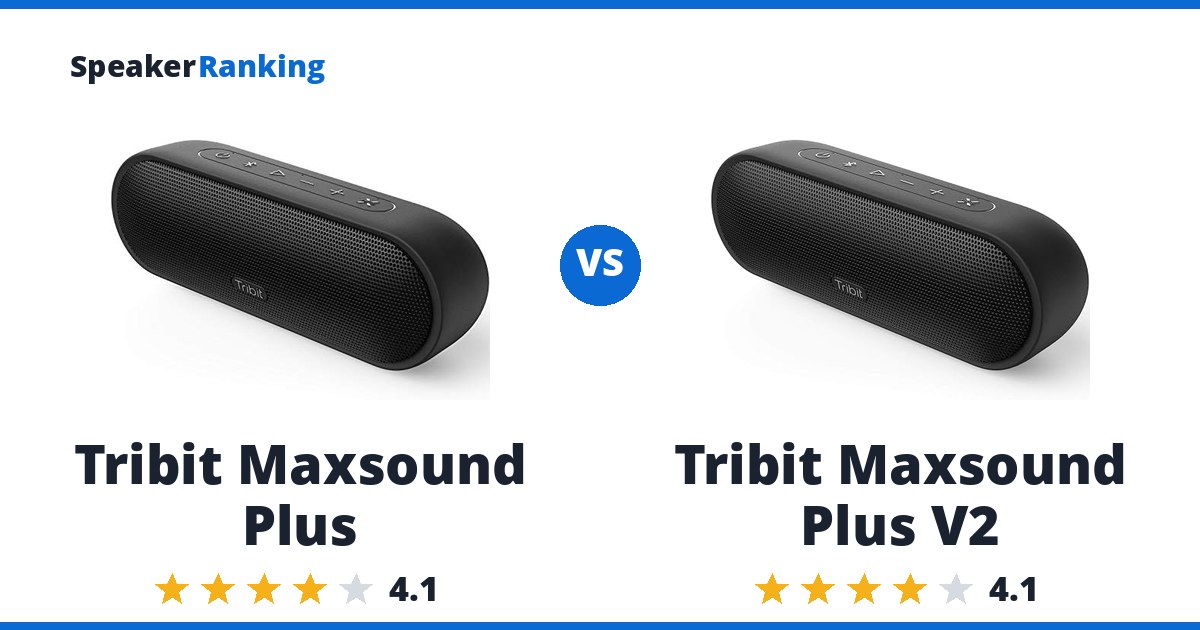 Tribit Maxsound Plus vs Tribit Maxsound Plus V2