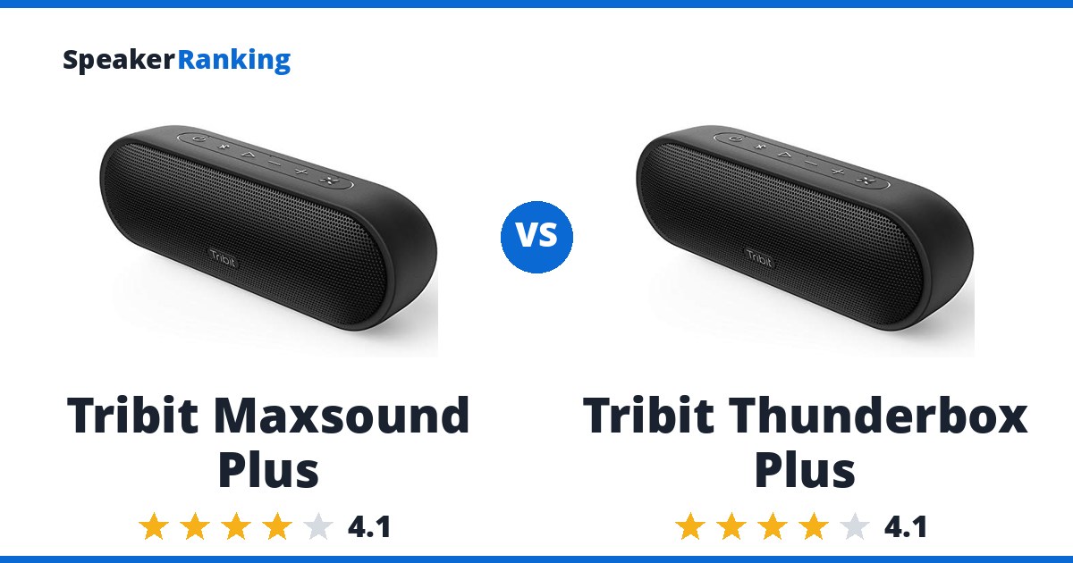 Tribit Maxsound Plus vs Tribit Thunderbox Plus