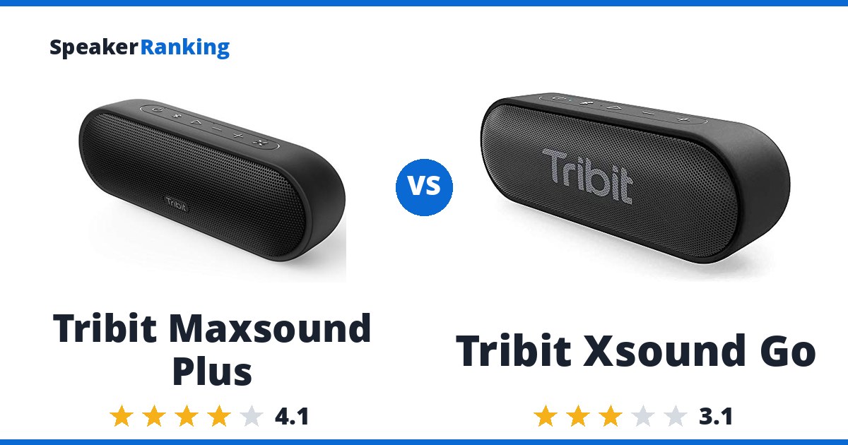 Tribit Maxsound Plus vs Tribit Xsound Go