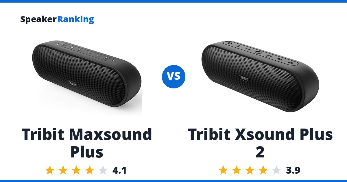 Tribit Maxsound Plus vs Tribit Xsound Plus 2