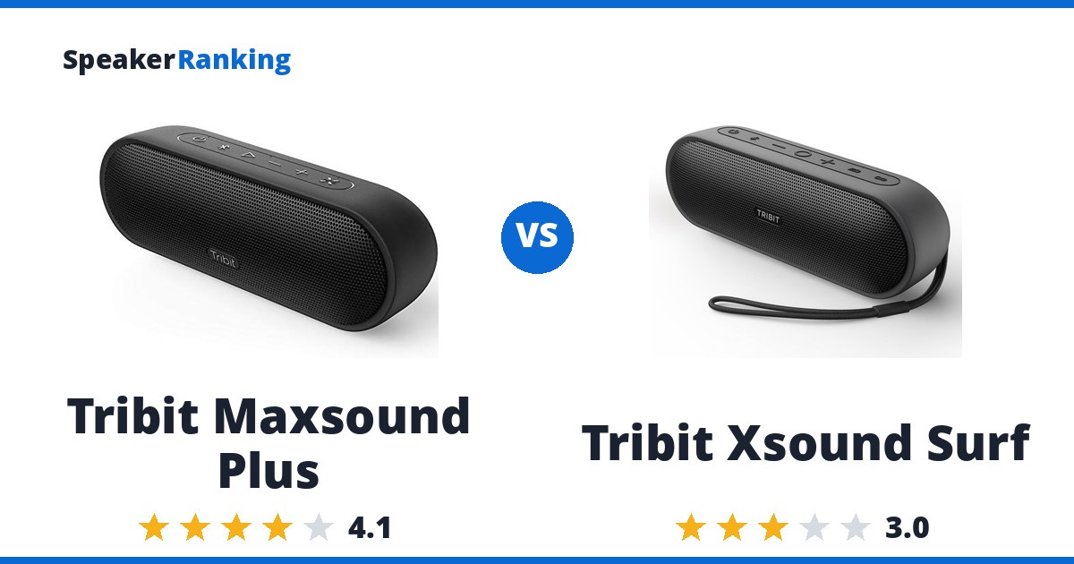 Tribit Maxsound Plus vs Tribit Xsound Surf