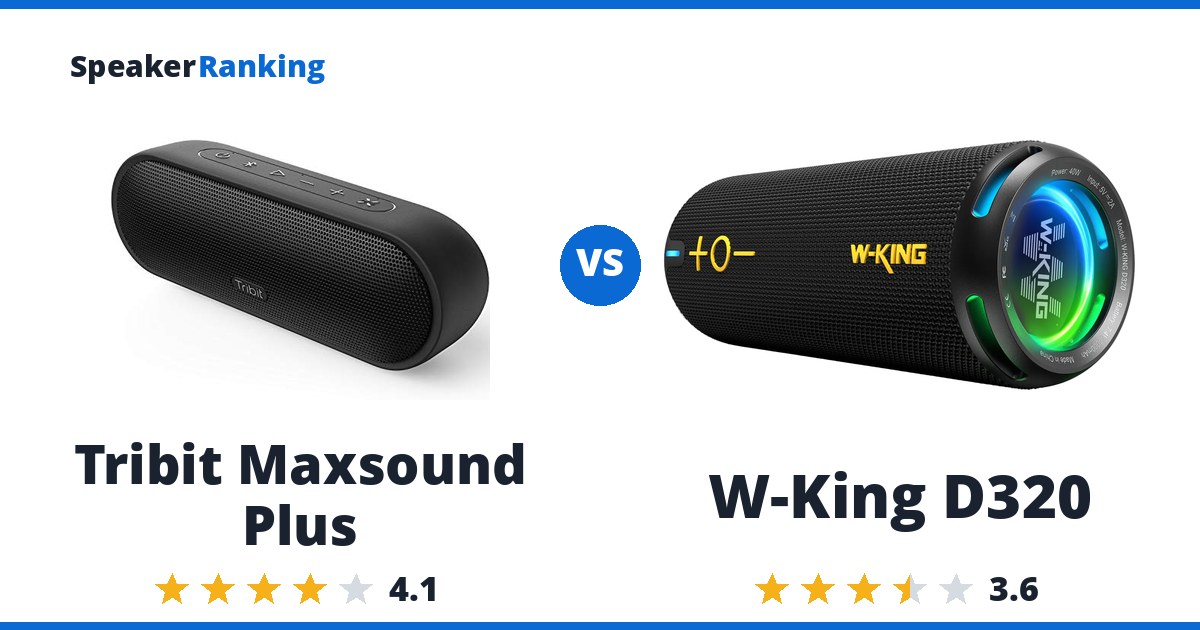 Tribit Maxsound Plus vs W-King D320