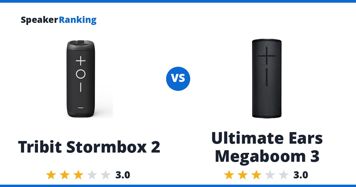 Tribit Stormbox 2 vs Ultimate Ears Megaboom 3