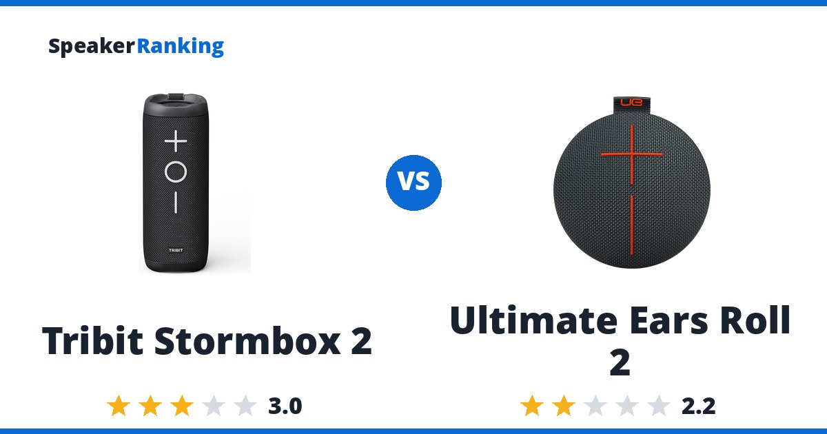 Tribit Stormbox 2 vs Ultimate Ears Roll 2