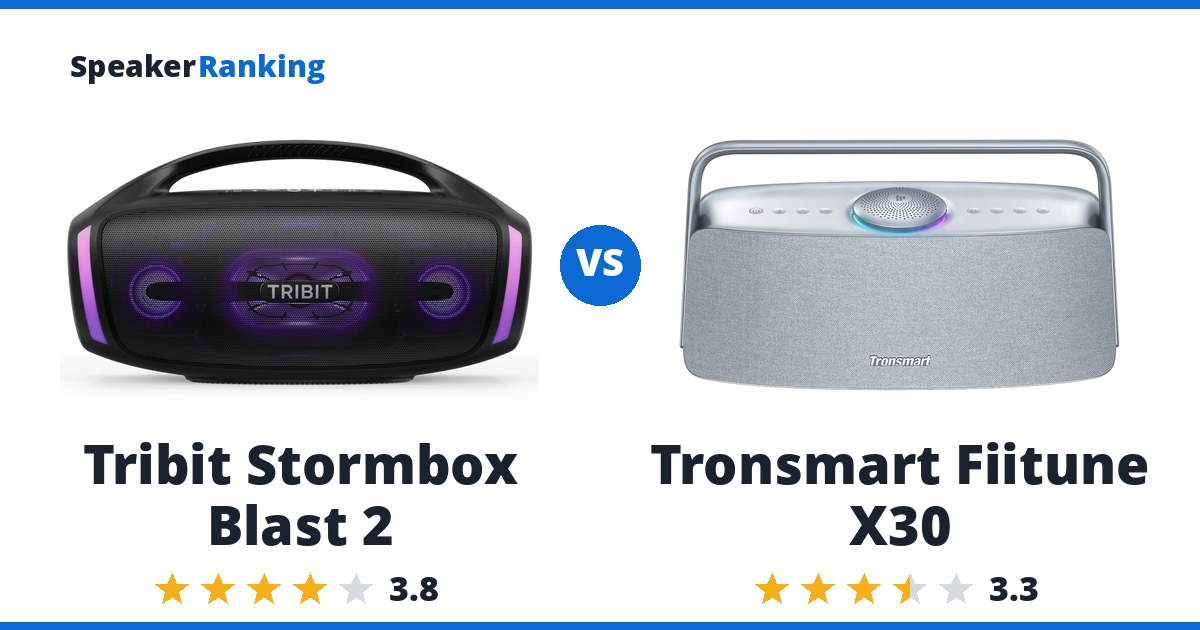Tribit Stormbox Blast 2 vs Tronsmart Fiitune X30