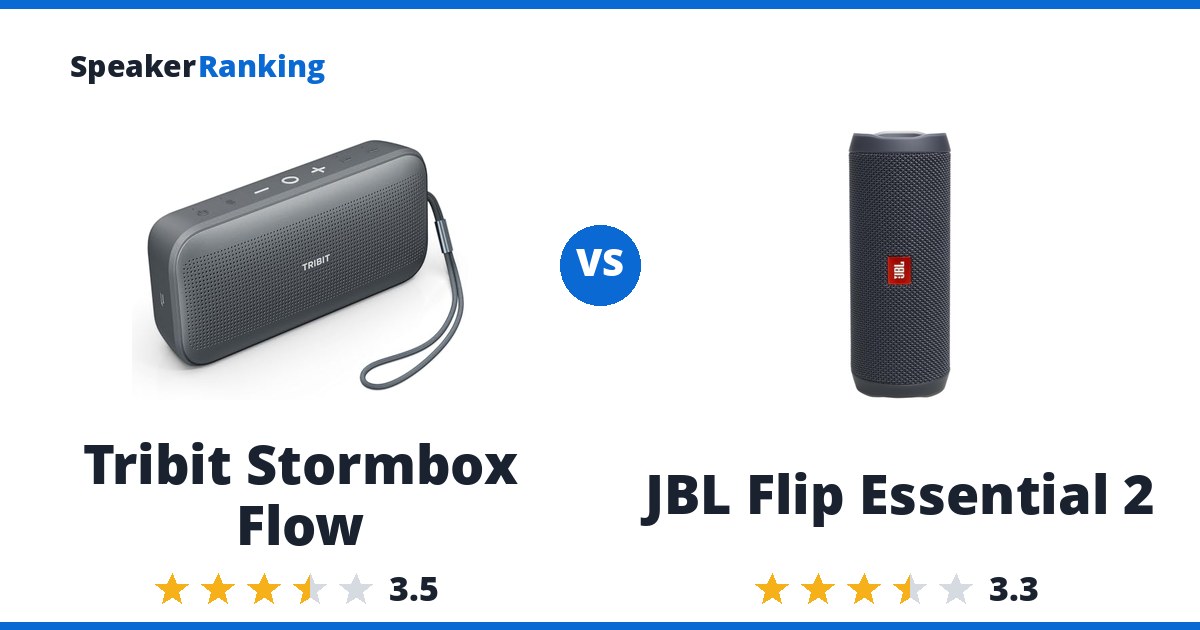 Tribit Stormbox Flow vs JBL Flip Essential 2