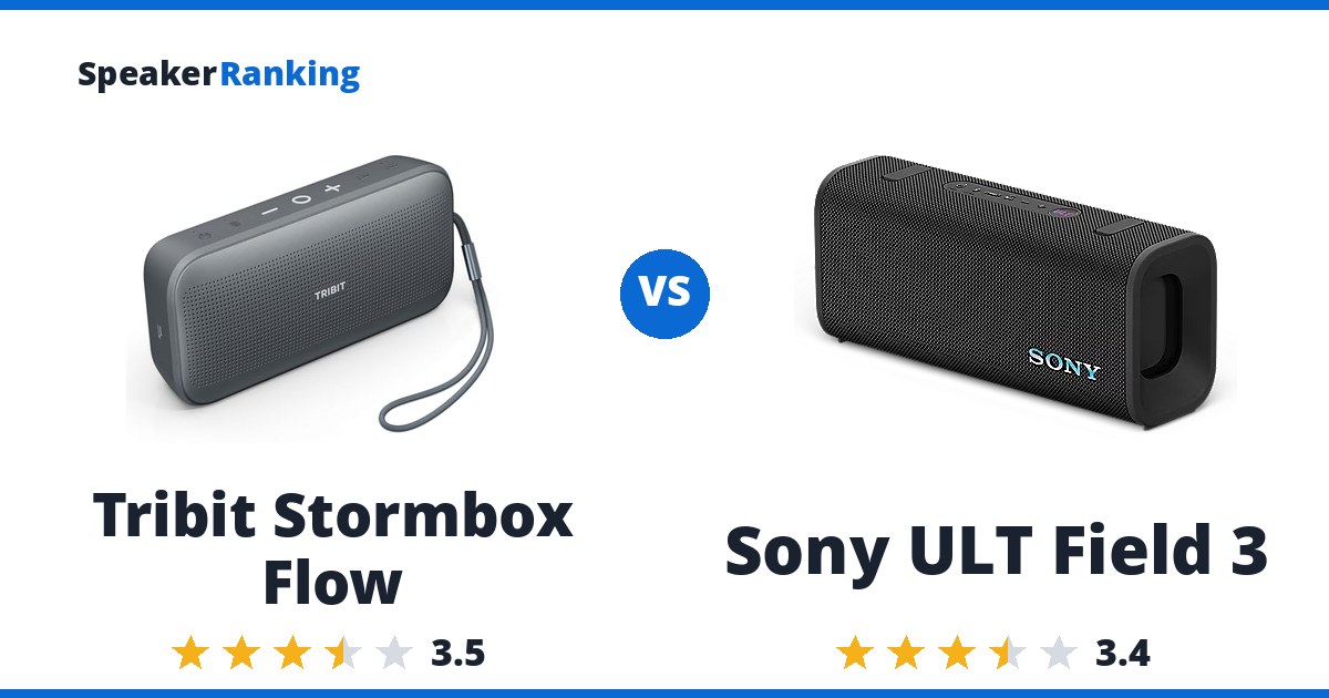 Tribit Stormbox Flow vs Sony ULT Field 3