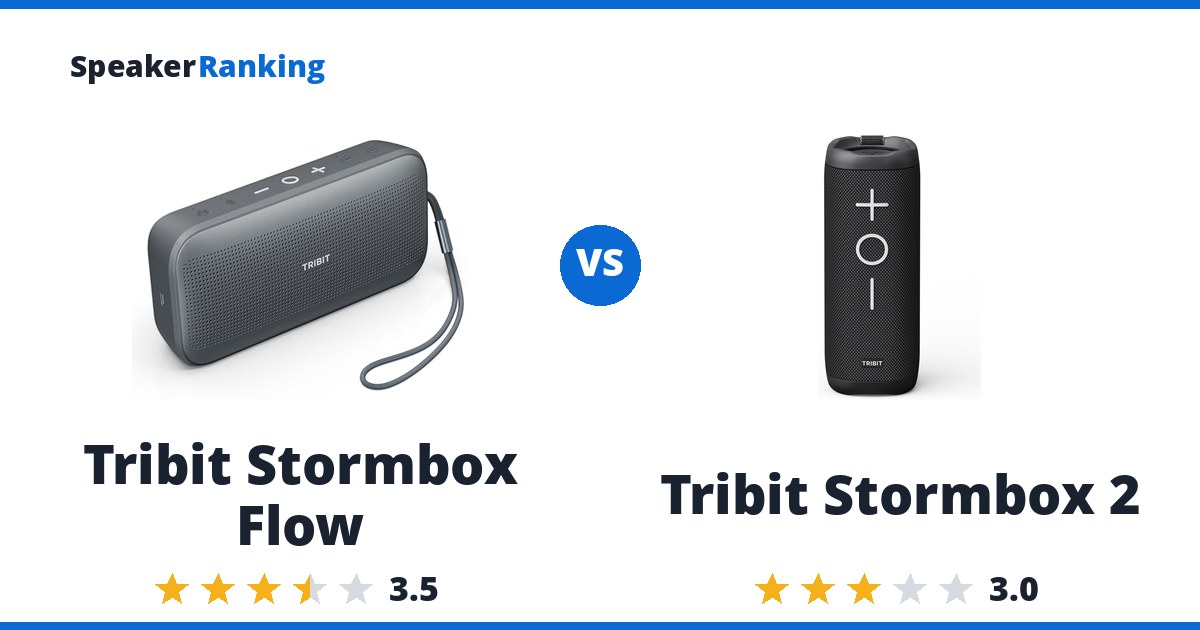 Tribit Stormbox Flow vs Tribit Stormbox 2