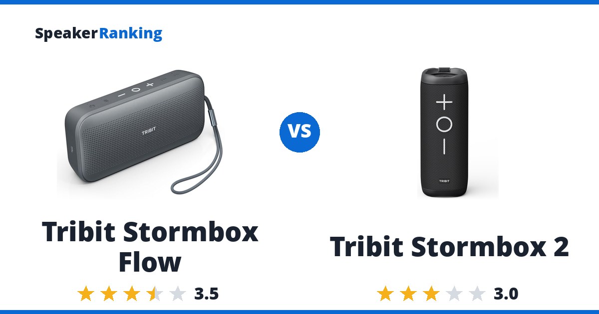 Tribit Stormbox Flow vs Tribit Stormbox 2
