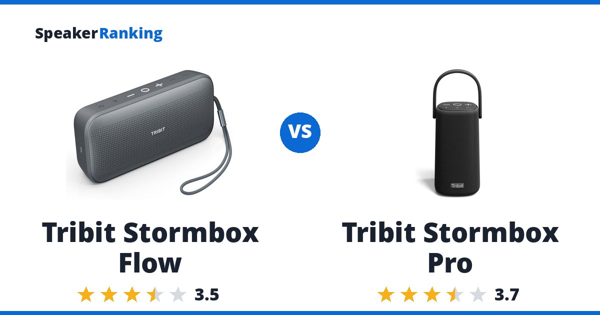 Tribit Stormbox Flow vs Tribit Stormbox Pro