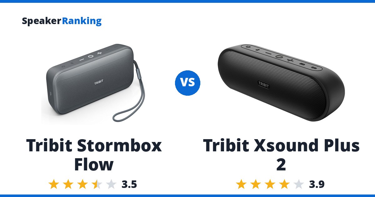 Tribit Stormbox Flow vs Tribit Xsound Plus 2