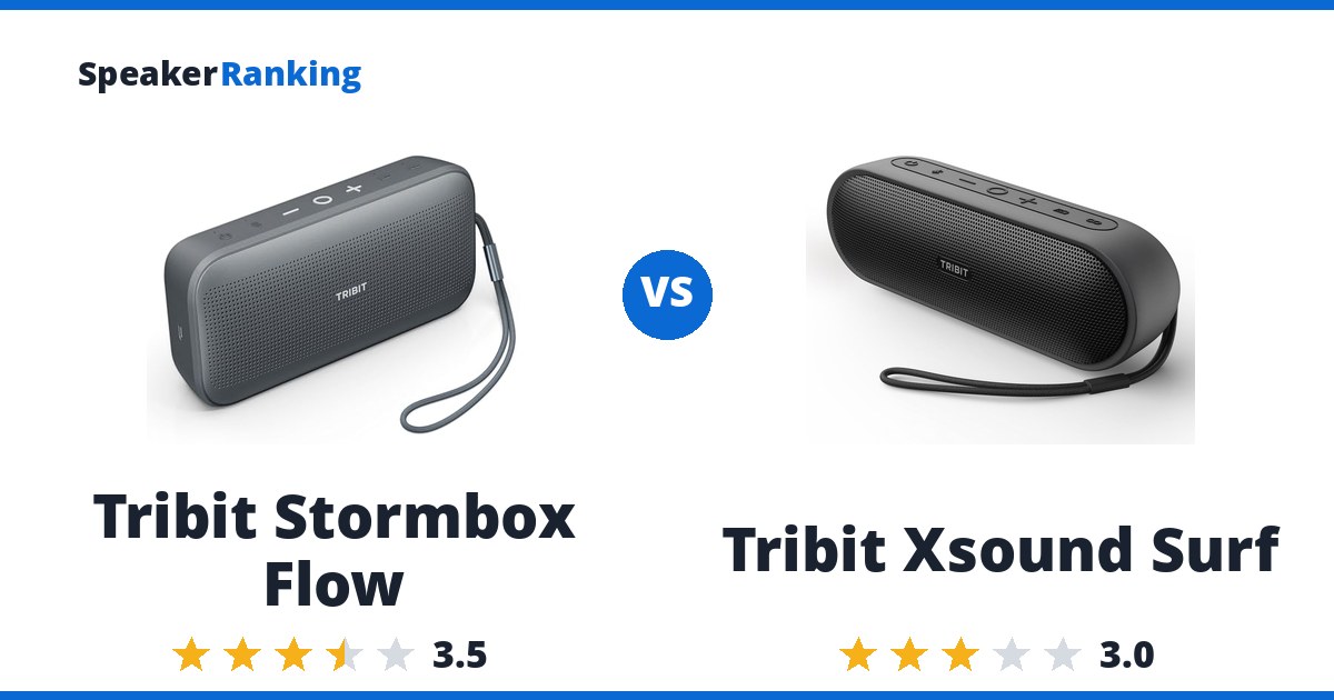 Tribit Stormbox Flow vs Tribit Xsound Surf