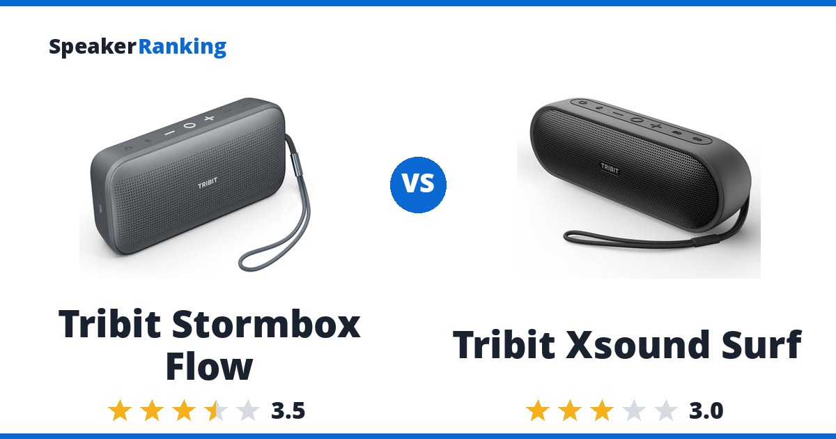 Tribit Stormbox Flow vs Tribit Xsound Surf