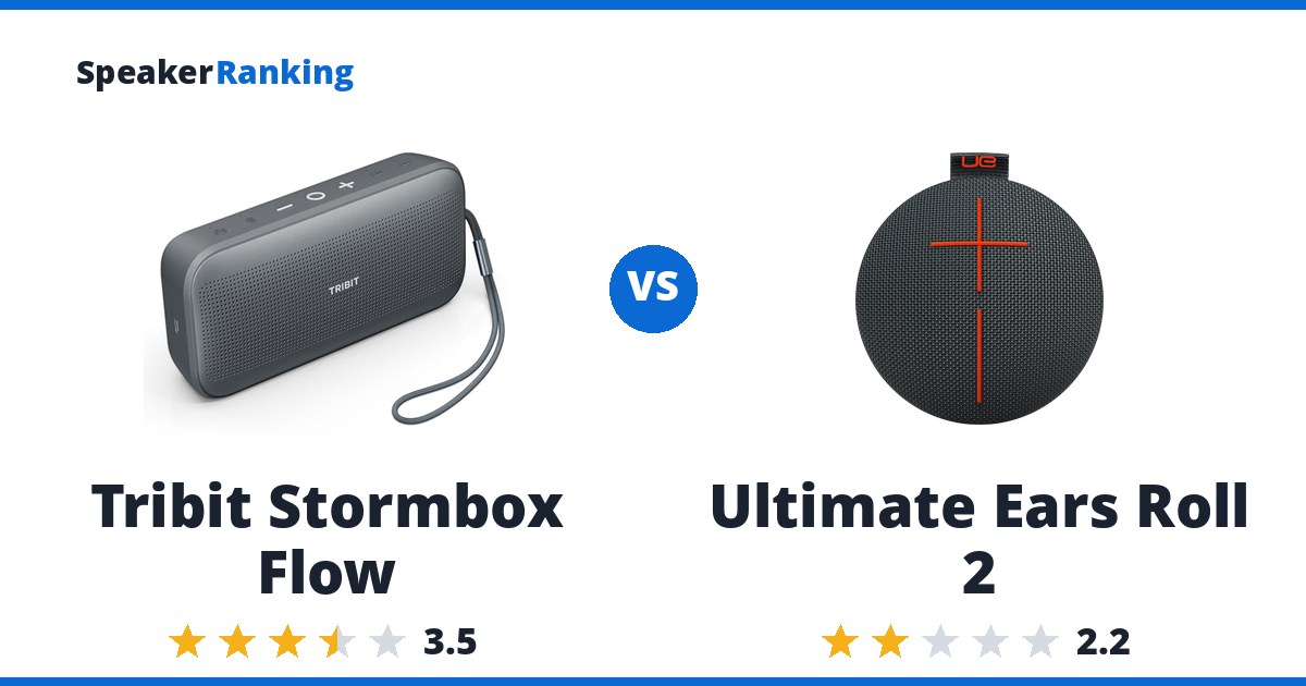 Tribit Stormbox Flow vs Ultimate Ears Roll 2
