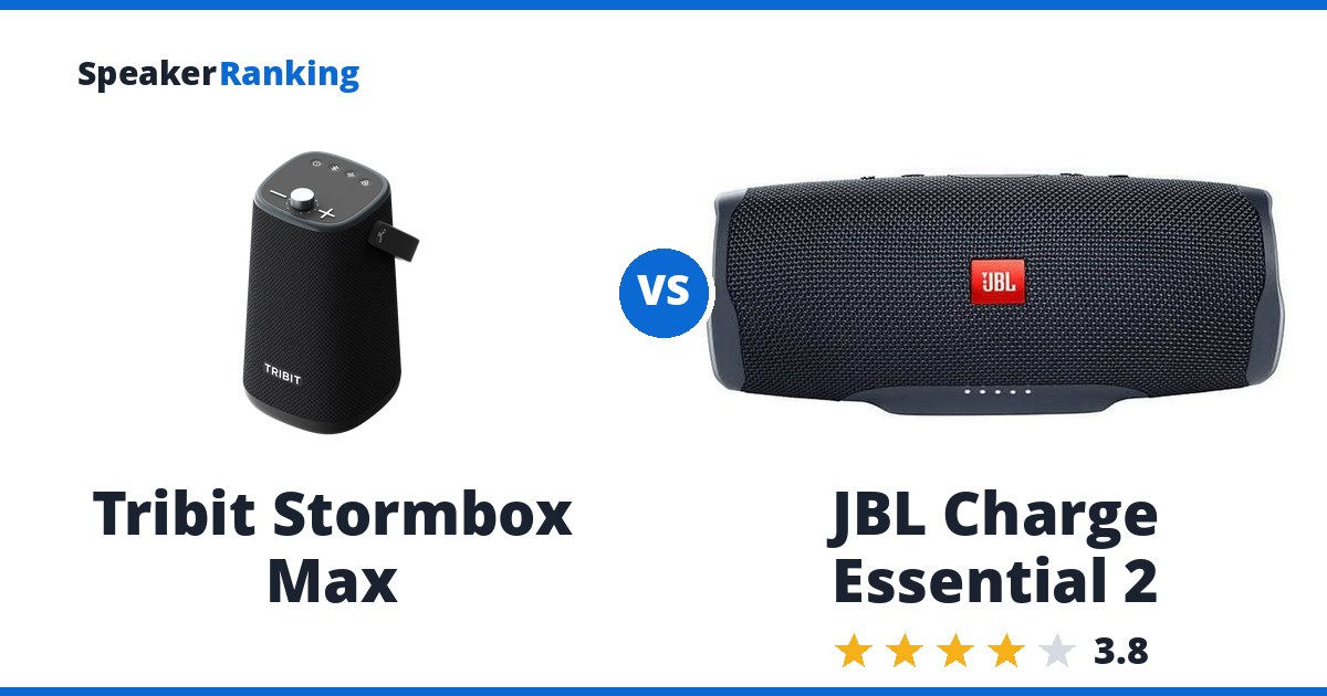 Tribit Stormbox Max vs JBL Charge Essential 2