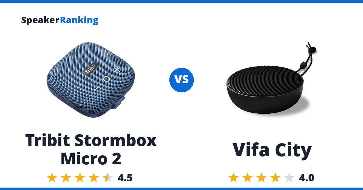 Tribit Stormbox Micro 2 vs Vifa City