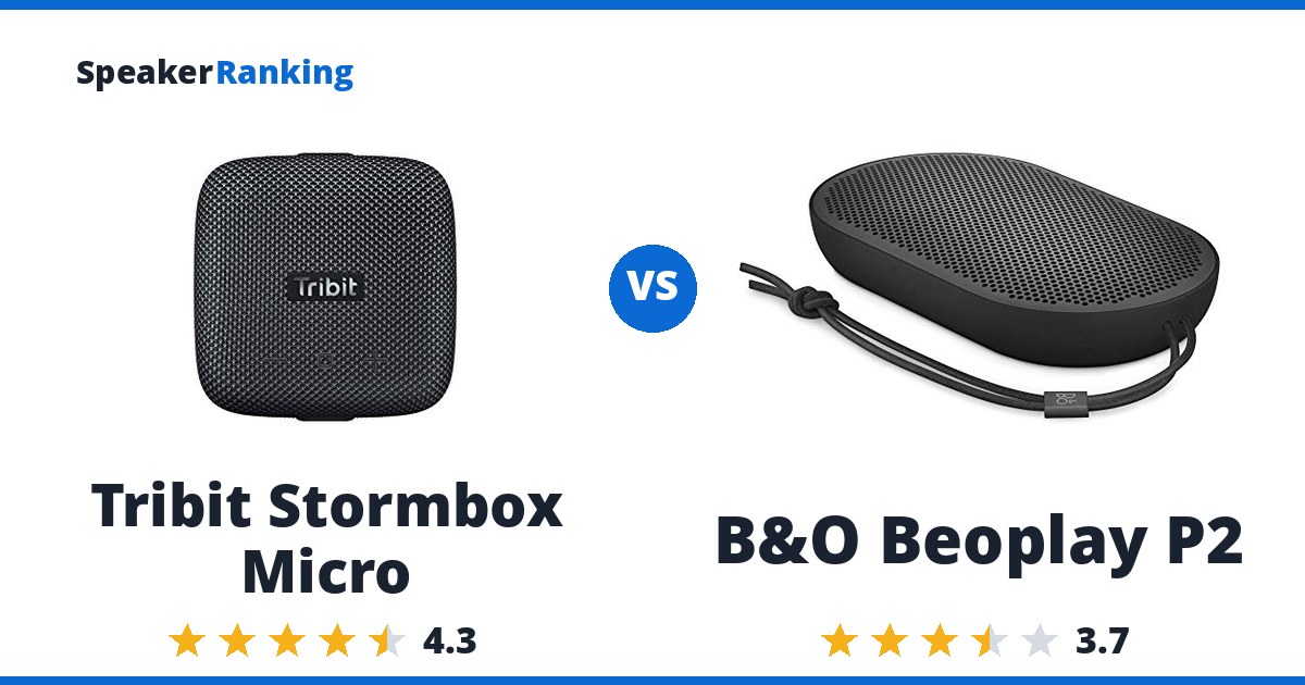 Tribit Stormbox Micro vs B&O Beoplay P2
