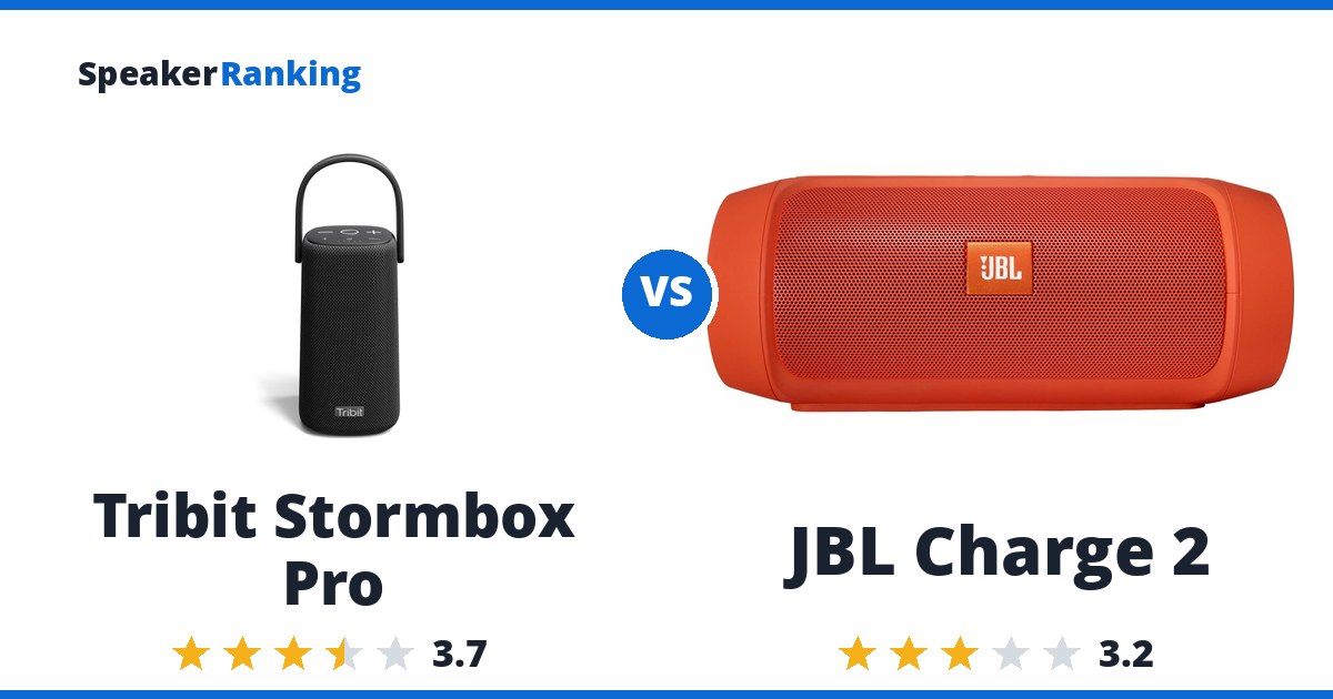 Tribit Stormbox Pro vs JBL Charge 2