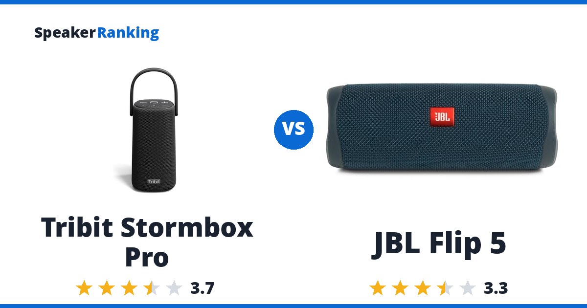 Tribit Stormbox Pro vs JBL Flip 5