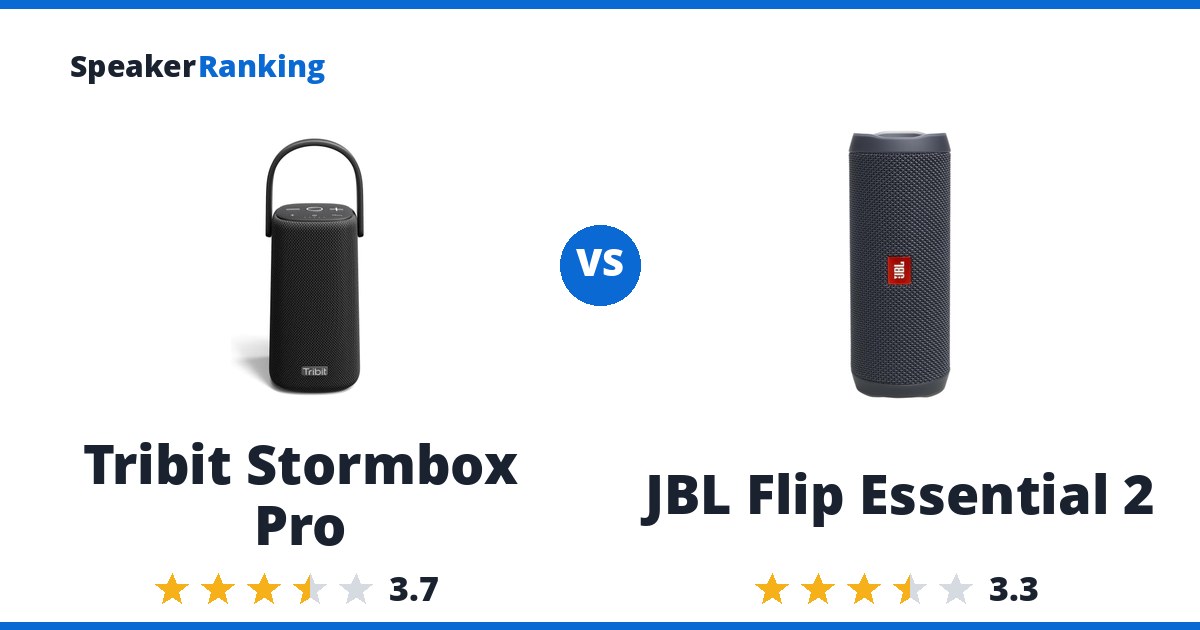 Tribit Stormbox Pro vs JBL Flip Essential 2