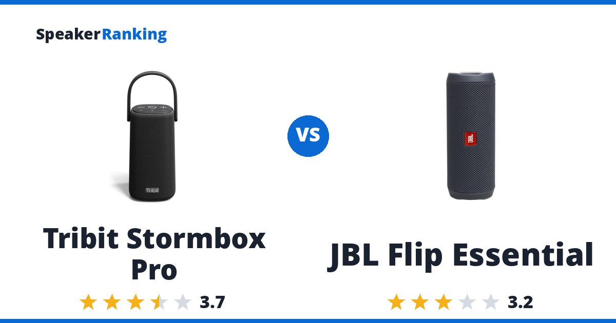 Tribit Stormbox Pro vs JBL Flip Essential