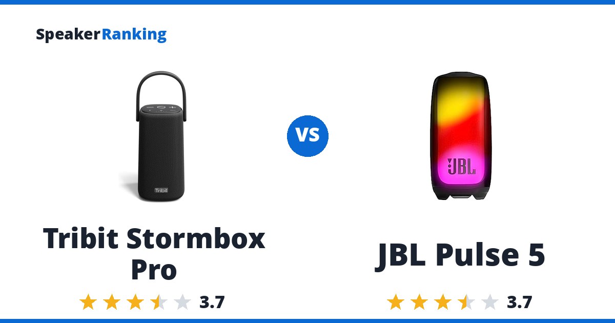 Tribit Stormbox Pro vs JBL Pulse 5