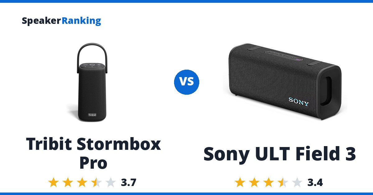 Tribit Stormbox Pro vs Sony ULT Field 3