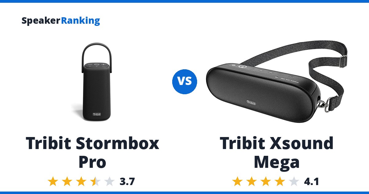 Tribit Stormbox Pro vs Tribit Xsound Mega