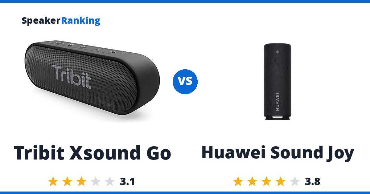 Tribit Xsound Go vs Huawei Sound Joy