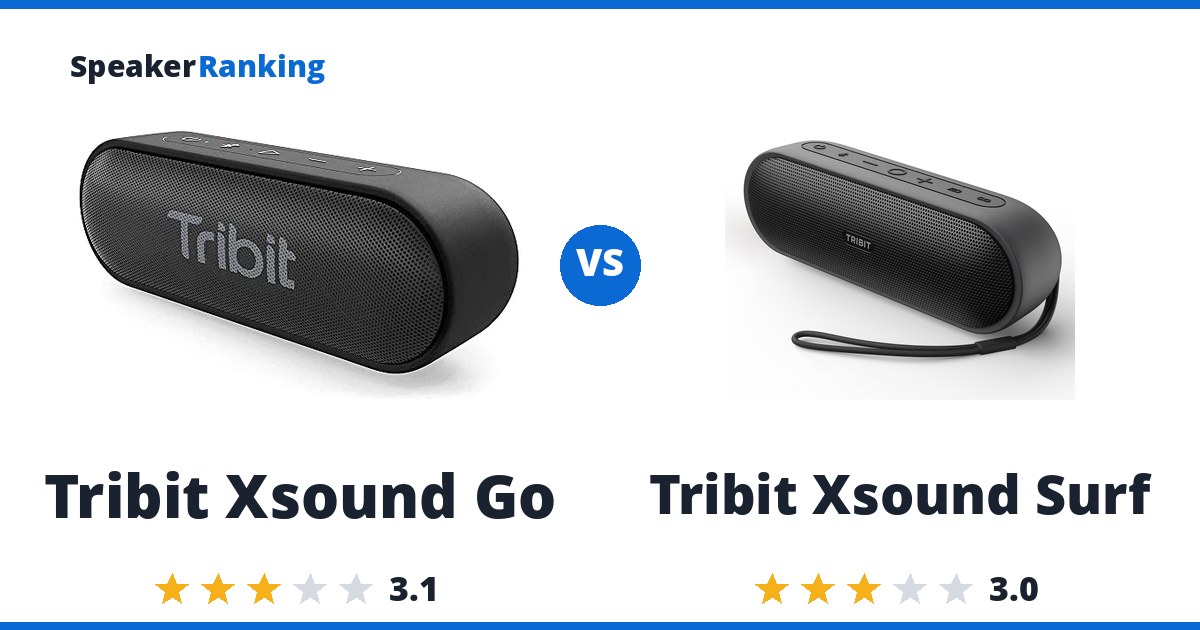 Tribit Xsound Go vs Tribit Xsound Surf