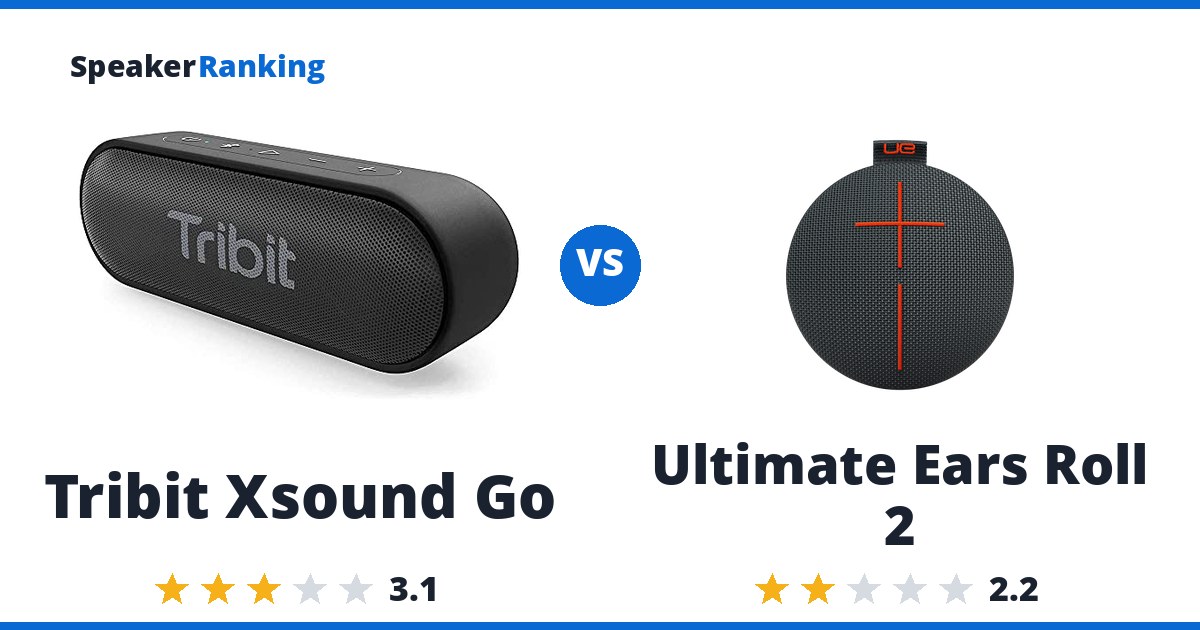 Tribit Xsound Go vs Ultimate Ears Roll 2