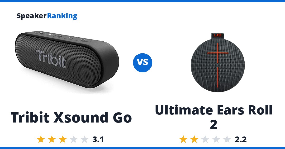 Tribit Xsound Go vs Ultimate Ears Roll 2