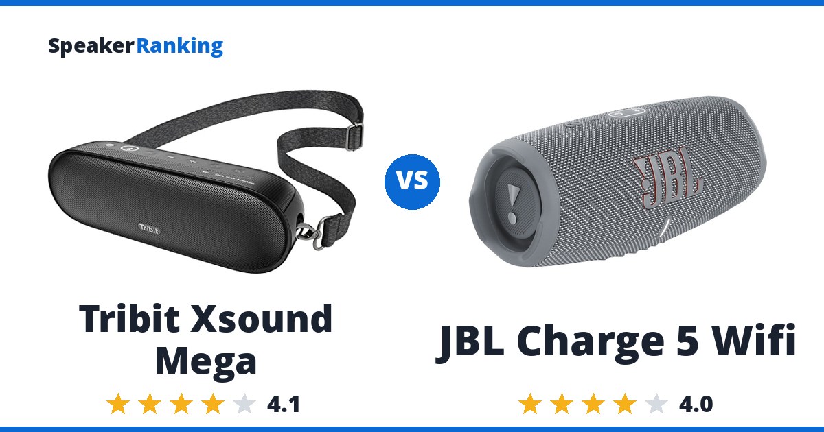 Tribit Xsound Mega vs JBL Charge 5 Wifi