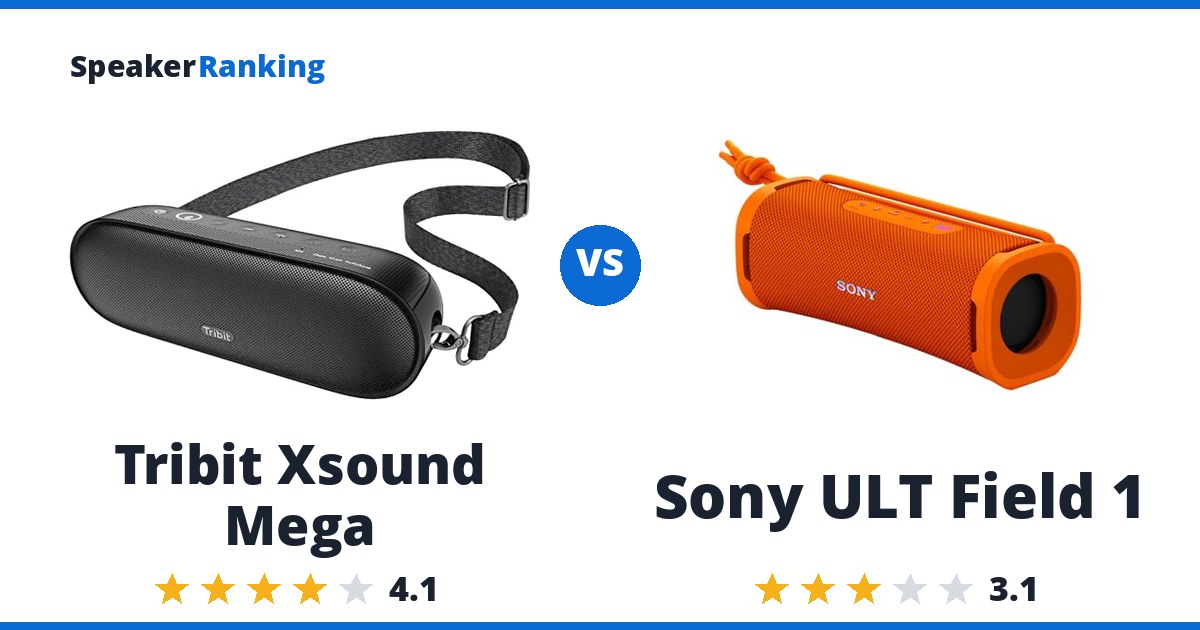 Tribit Xsound Mega vs Sony ULT Field 1