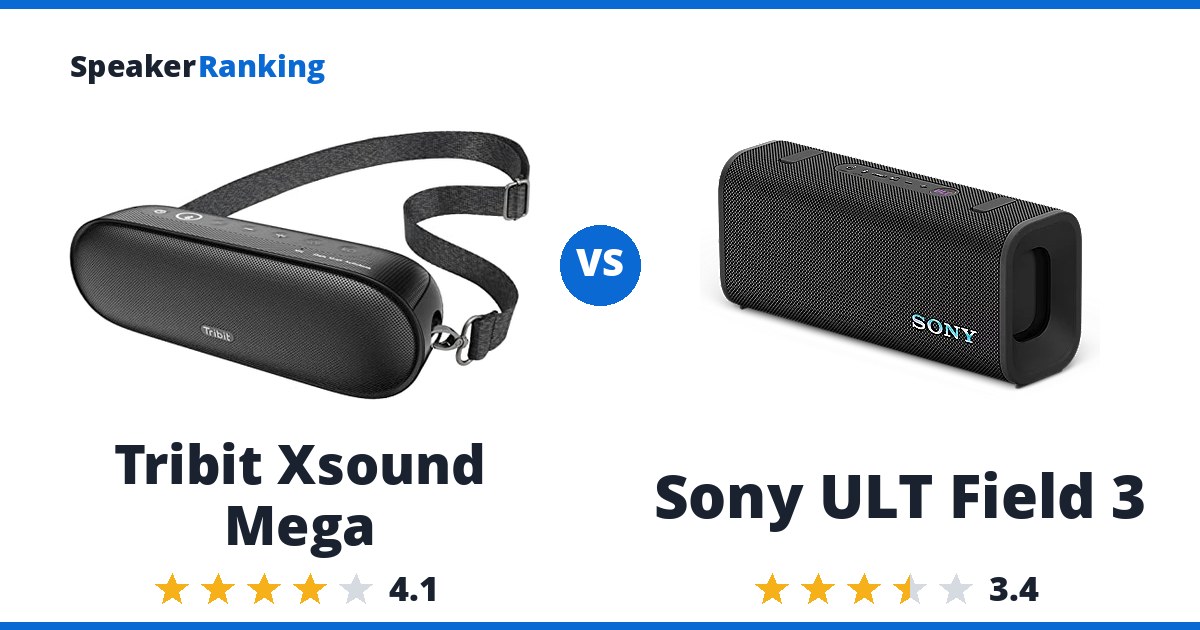 Tribit Xsound Mega vs Sony ULT Field 3