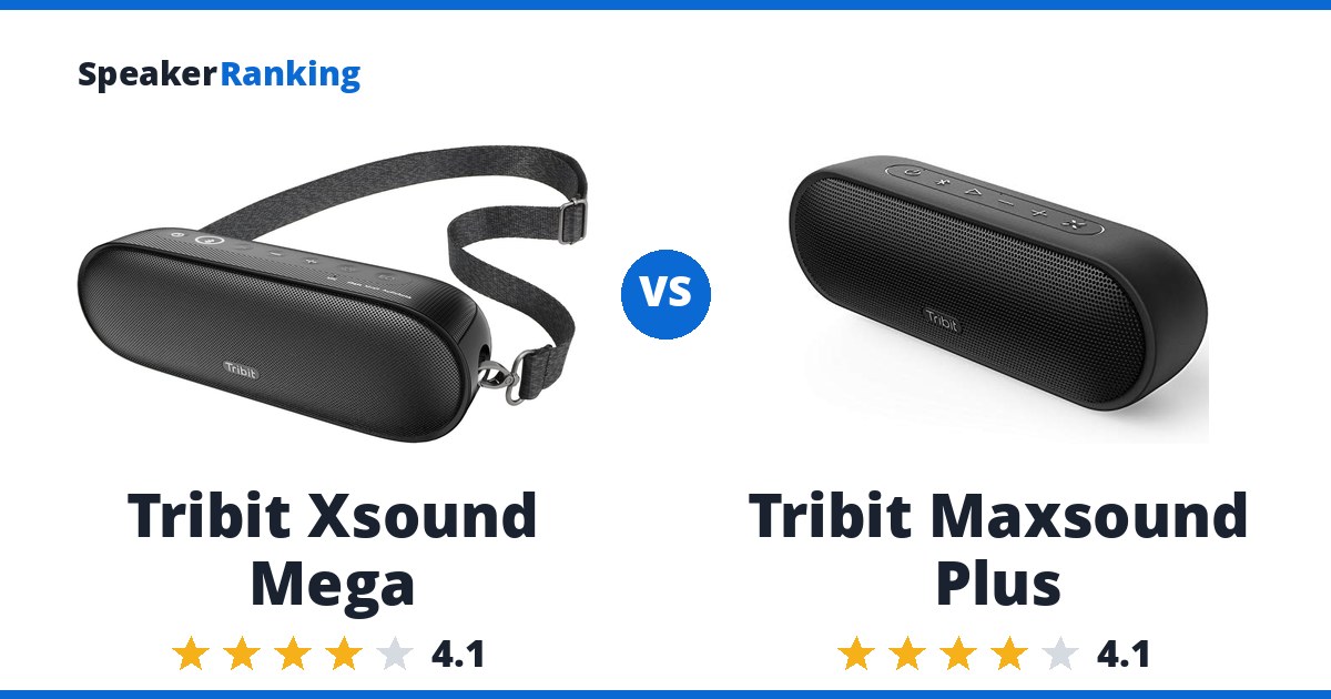 Tribit Xsound Mega vs Tribit Maxsound Plus