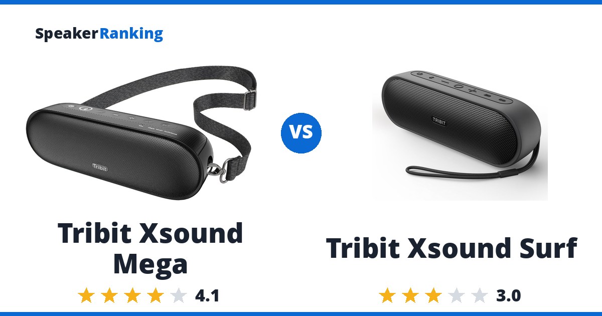 Tribit Xsound Mega vs Tribit Xsound Surf