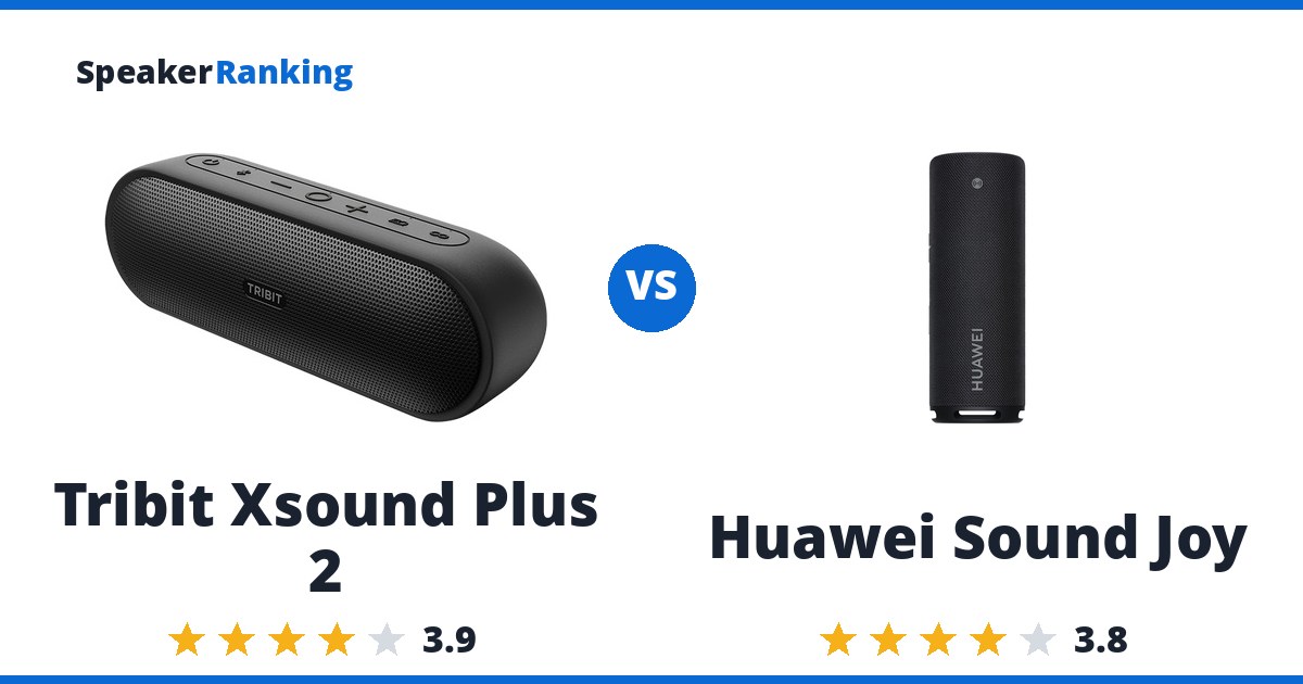 Tribit Xsound Plus 2 vs Huawei Sound Joy