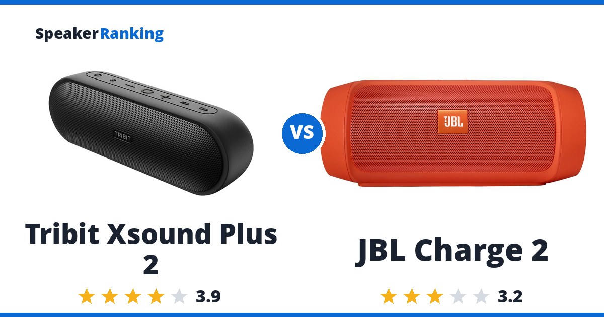 Tribit Xsound Plus 2 vs JBL Charge 2