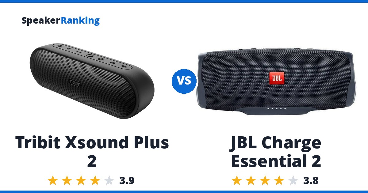 Tribit Xsound Plus 2 vs JBL Charge Essential 2