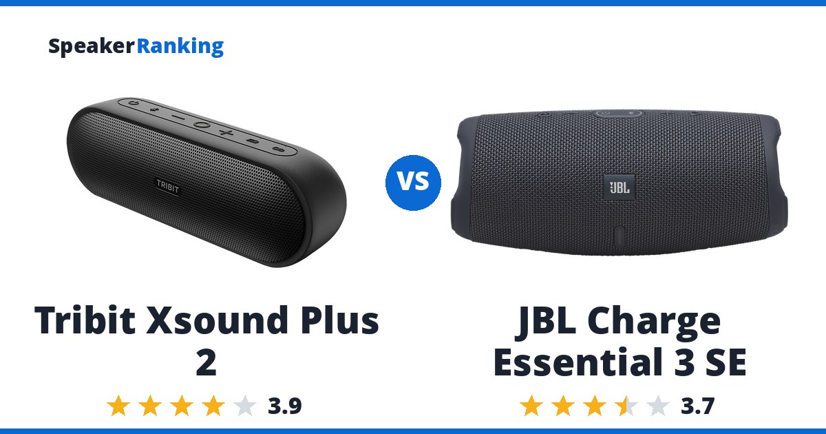 Tribit Xsound Plus 2 vs JBL Charge Essential 3 SE