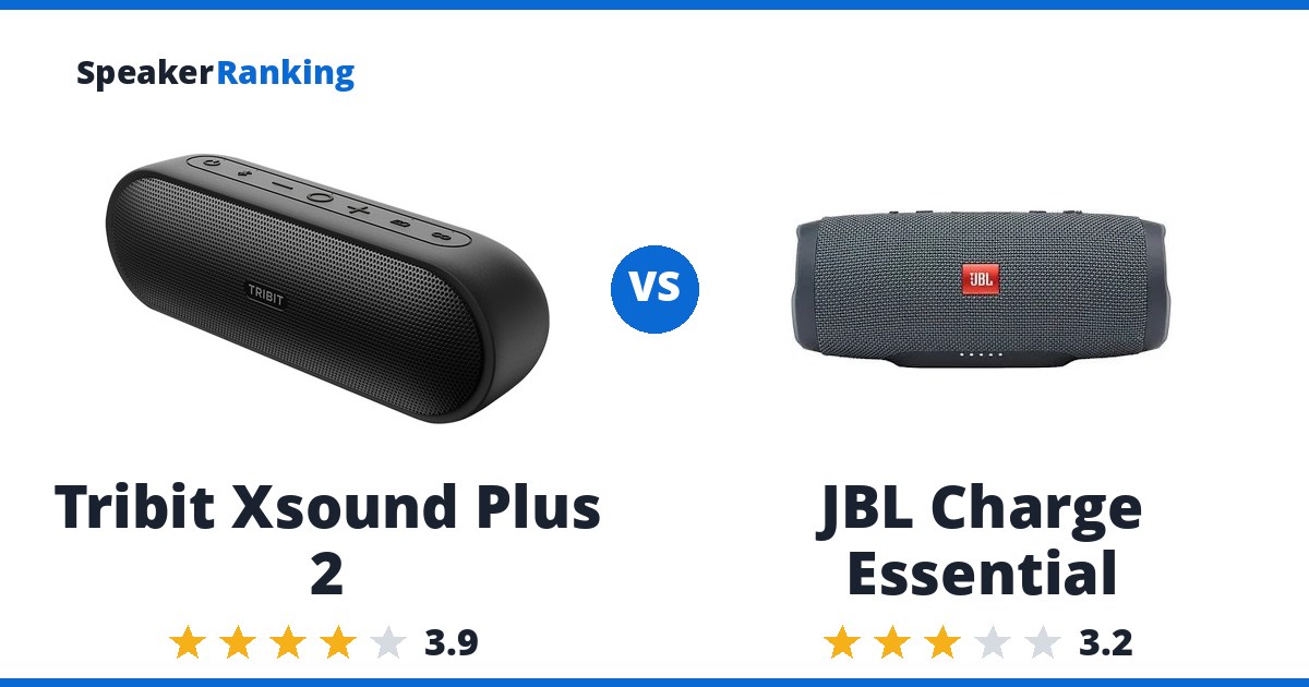 Tribit Xsound Plus 2 vs JBL Charge Essential