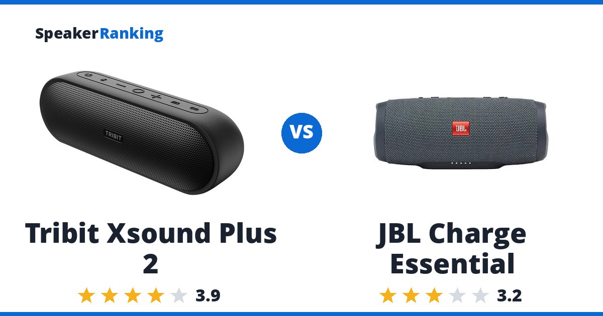 Tribit Xsound Plus 2 vs JBL Charge Essential