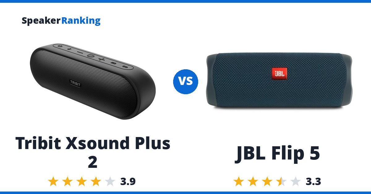 Tribit Xsound Plus 2 vs JBL Flip 5