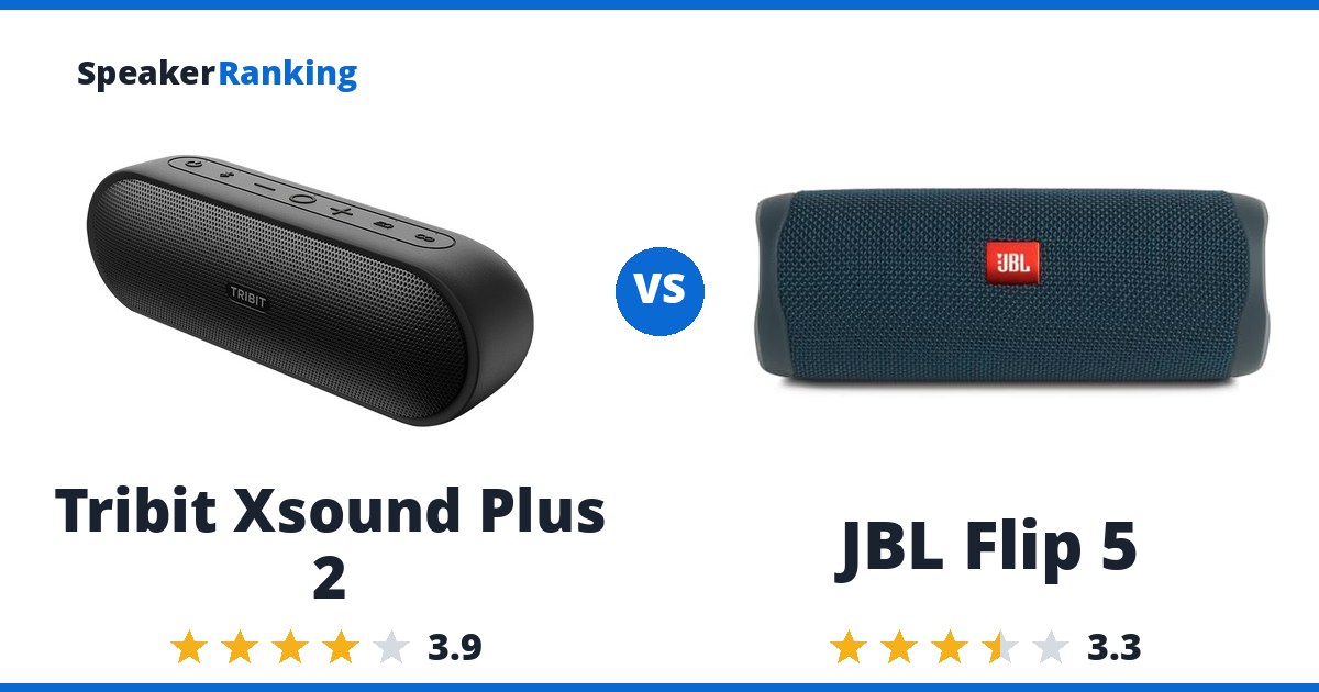 Tribit Xsound Plus 2 vs JBL Flip 5